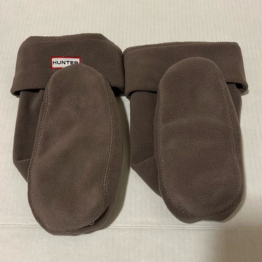 HUNTER Welsock Fleece Liner Socks - Size Medium (5/7) - Picture 5 of 8